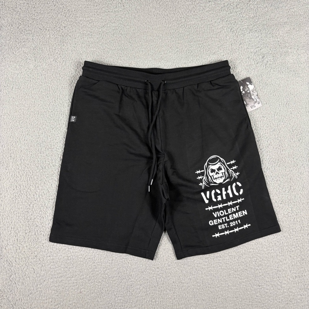 Violent Gentlemen Black Athletic Shorts for Men